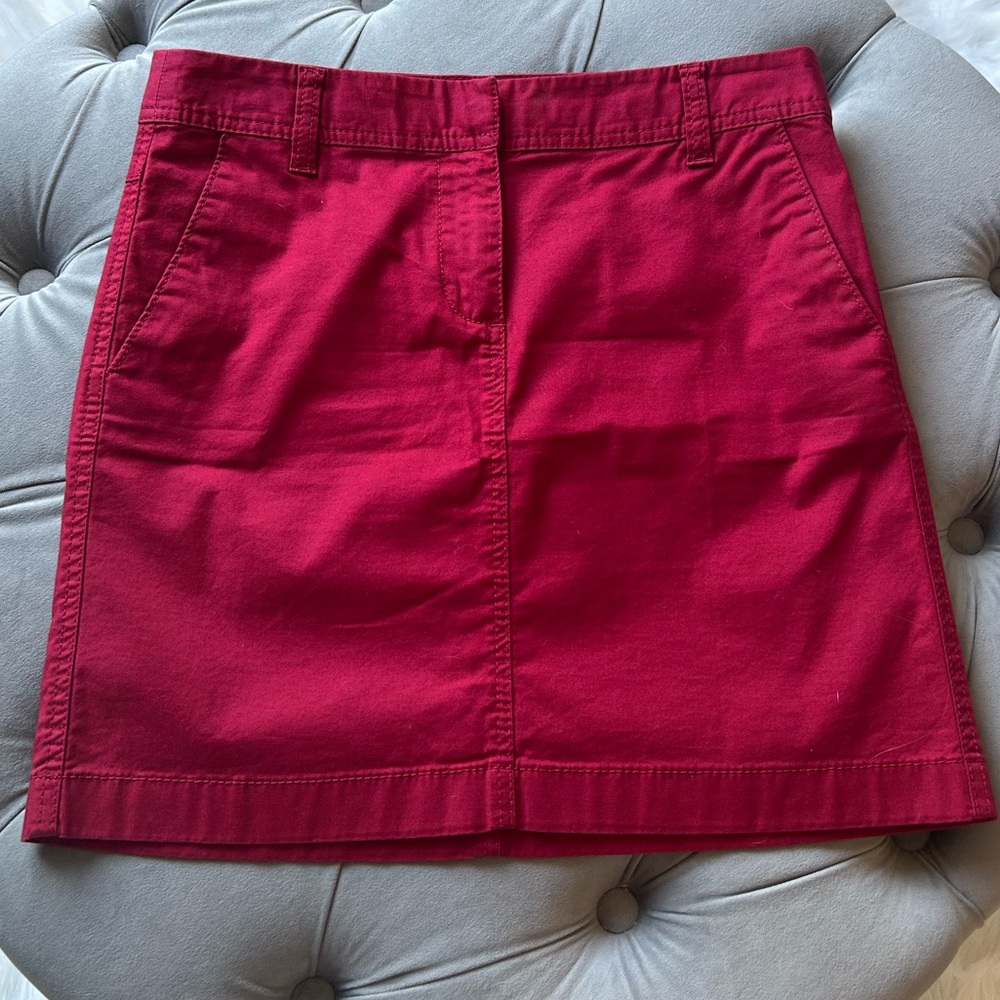 LOFT Burgundy Red Pencil Skirt